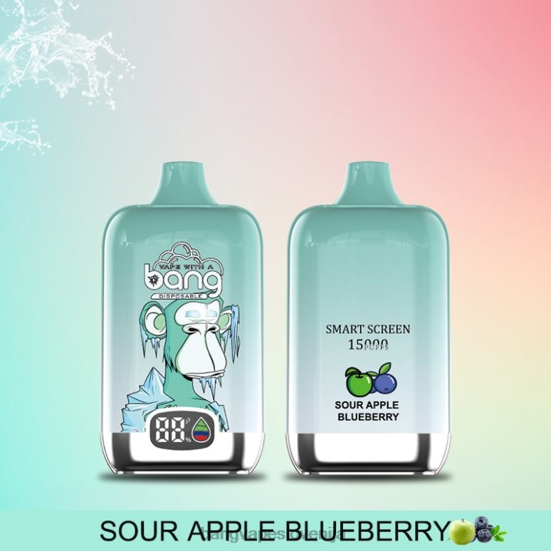 Bang Vape Digital Smart Screen 15000 vpihov 25 ml za enkratno uporabo PN4LX11 - Vape Gang Flavors