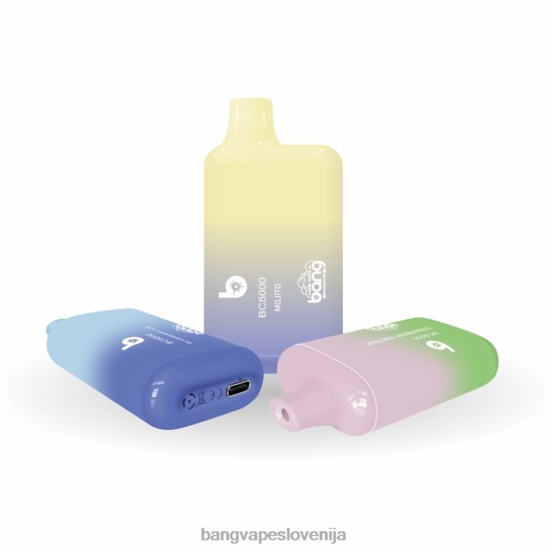 Bang Vape Box BC5000 5% nic 5000 puffs pero type-c za ponovno polnjenje za enkratno uporabo PN4LX9 - Bang Vape Ljubljana