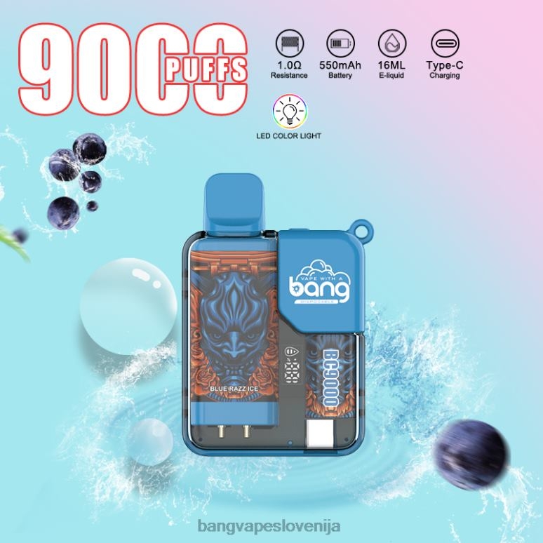 Bang Vape Box BC9000 napolnjena 16 ml za enkratno uporabo PN4LX6 - Bang Box Vape Flavors