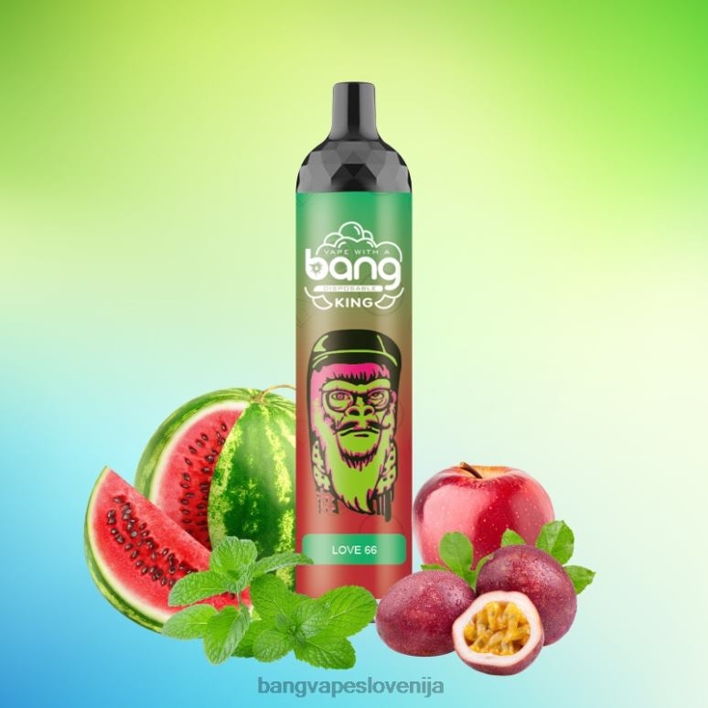 Bang Vape King 6000 vpihov 5 % nic polnilna tip-c za enkratno uporabo PN4LX8 - Bang Vape Slovenija