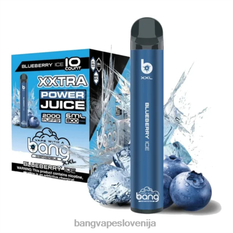 Bang Vape XXL 2000 vpihov borovničev led PN4LX14 - Bang Disposable Vape Review