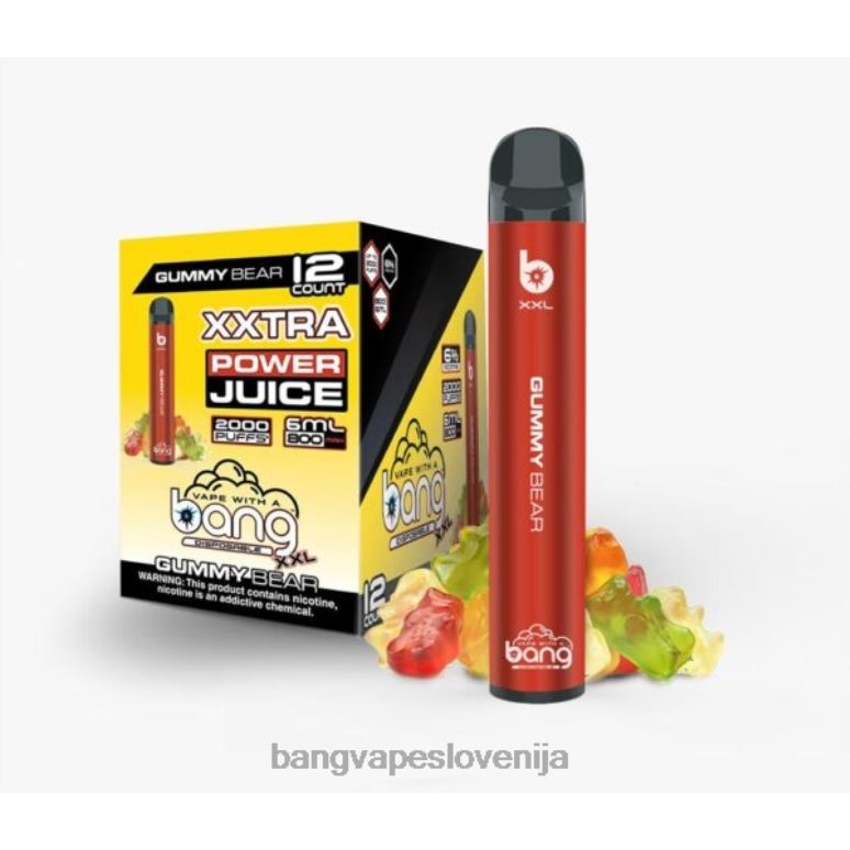 Bang Vape XXL 2000 vpihov gumijasti medvedek PN4LX17 - Bang Disposable Vape Flavors