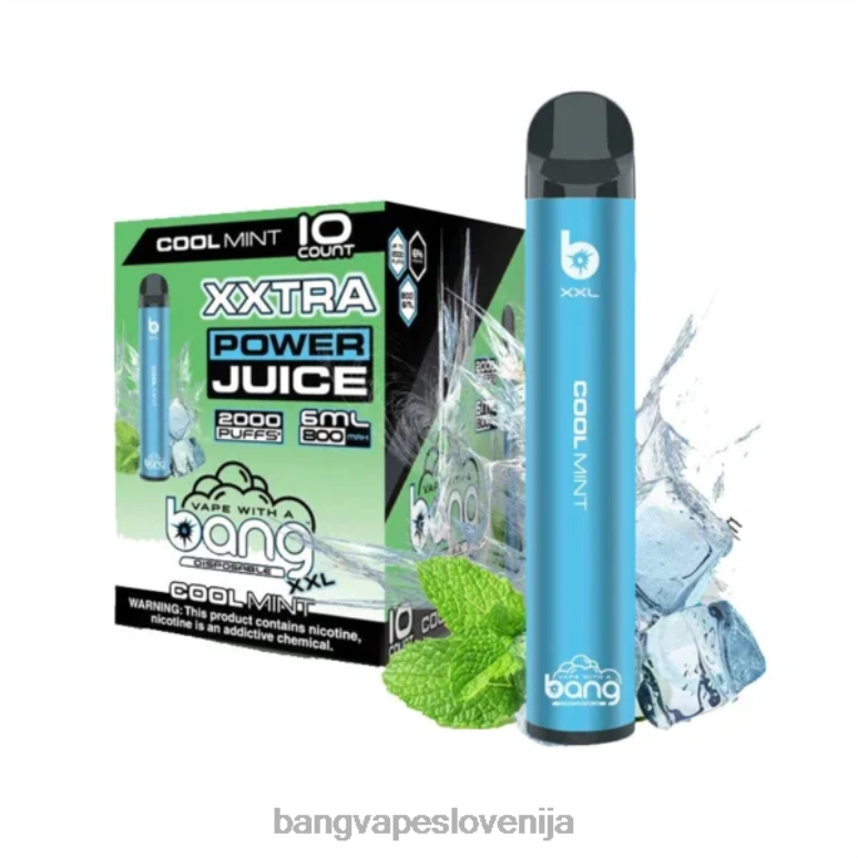 Bang Vape XXL 2000 vpihov hladna meta PN4LX16 - Bang Box Vape Flavors