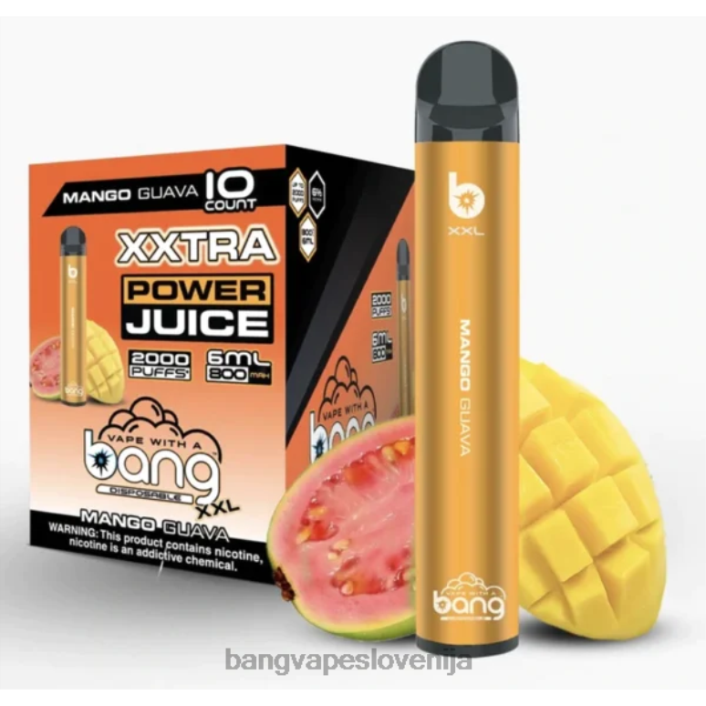 Bang Vape XXL 2000 vpihov mango guava PN4LX20 - Vape Gang Slovenija