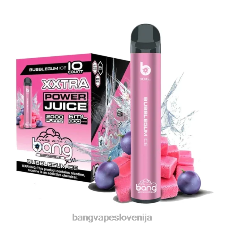 Bang Vape XXL 2000 vpihov žvečilni led PN4LX15 - Bang Vape Flavors