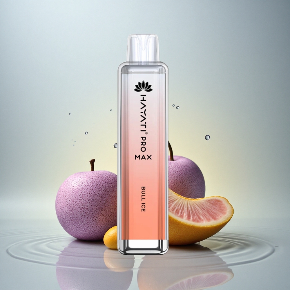 Hayati Pro Max 4000 Puffs Bivolji Led z 5% nikotina in 1400mAh baterijo