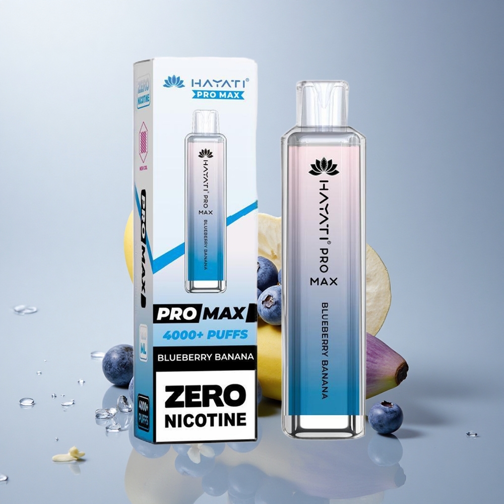 Hayati Pro Max 4000 Puffs Boržnica Banan Dual Coil 1400mAh