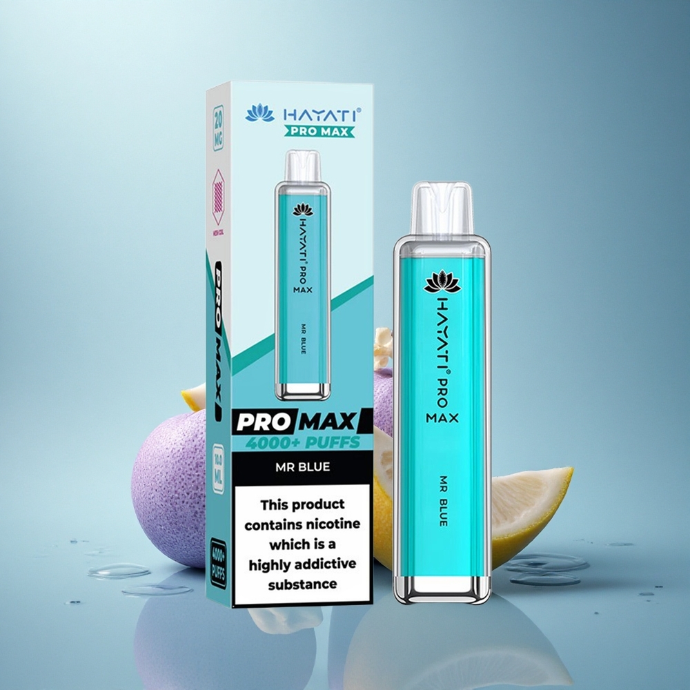 Hayati Pro Max 4000 Puffs Gospod Modri 1400mAh 2ml Crystal