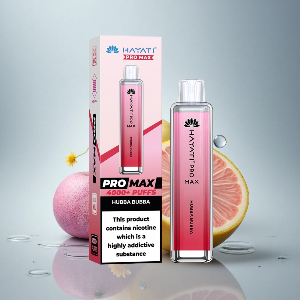 Hayati Pro Max 4000 Puffs Hubba Bubba Dual Coil 1400mAh