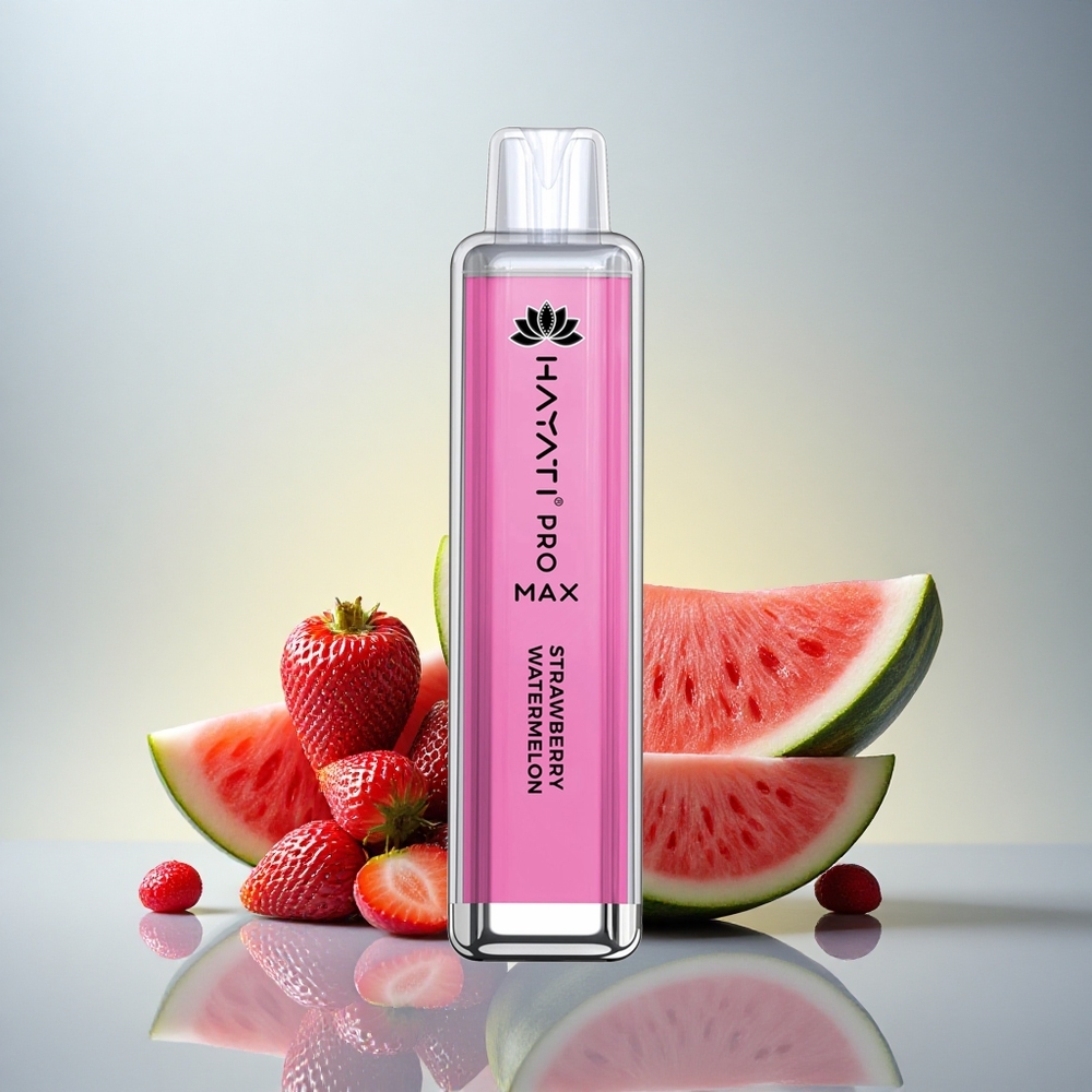 Hayati Pro Max 4000 Puffs Jagoda Lubenica Dual Coil 1400mAh 2% Nikotin