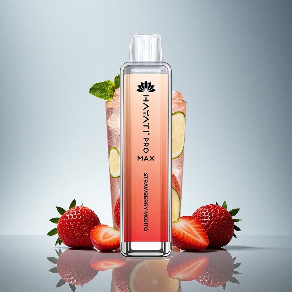 Hayati Pro Max 4000 Puffs Jagoda Mojito Dual Coil 1400mAh