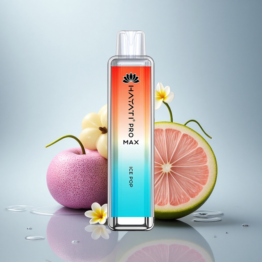 Hayati Pro Max 4000 Puffs Ledena palička z 5% nikotina in 1400mAh baterijo