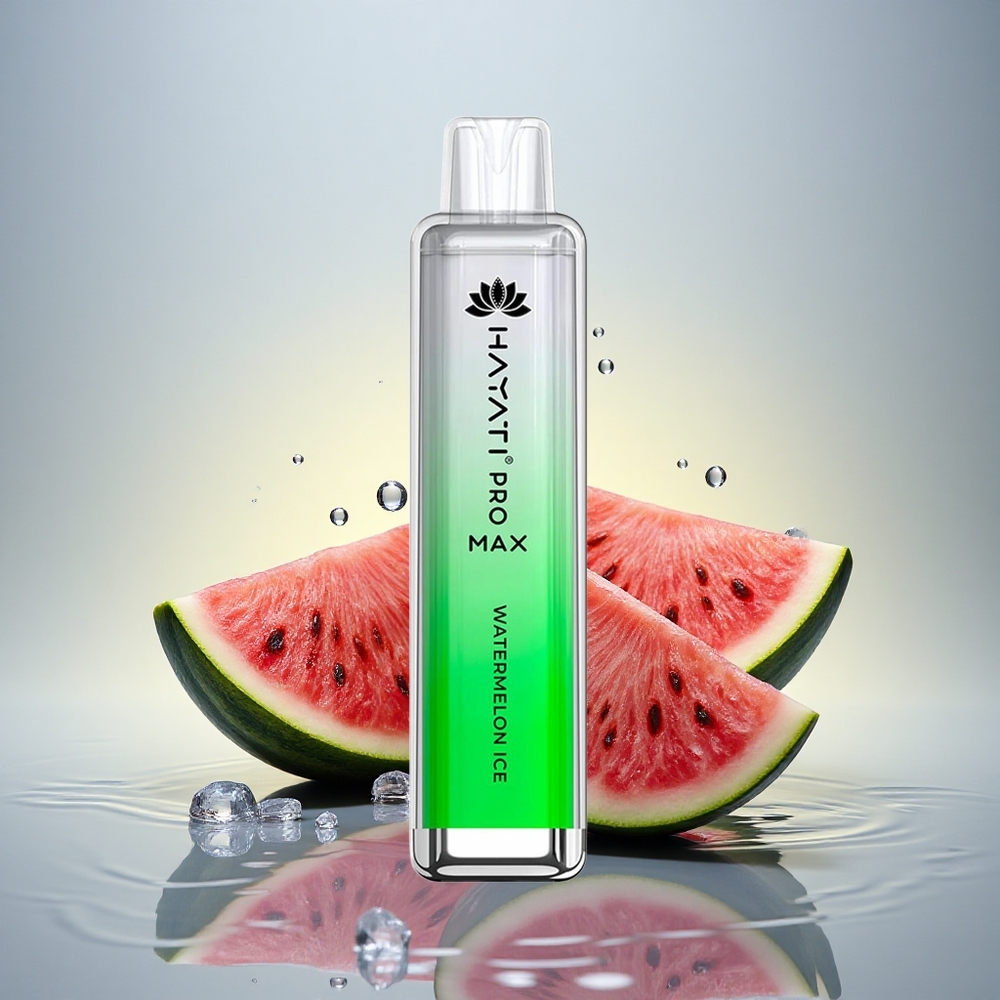 Hayati Pro Max 4000 Puffs Lubenica Ledeni 5% nikotina 1400mAh