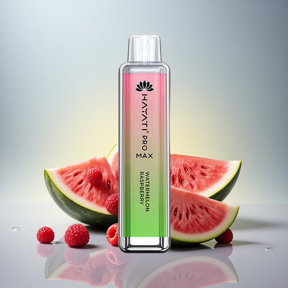 Hayati Pro Max 4000 Puffs Lubenica Malina 5% Nikotina 1400mAh