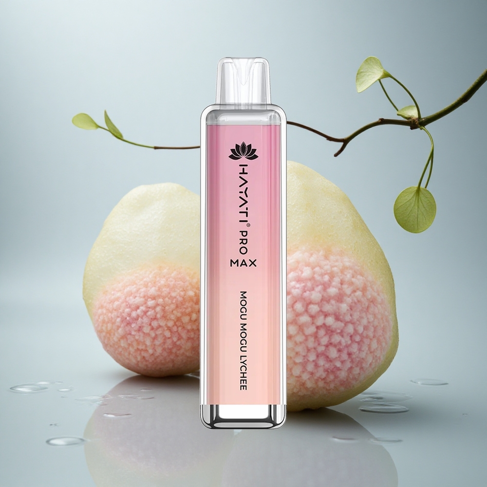 Hayati Pro Max 4000 Puffs Mogu Mogu Liči Z Niacinom 5% In 1400mAh Baterijo