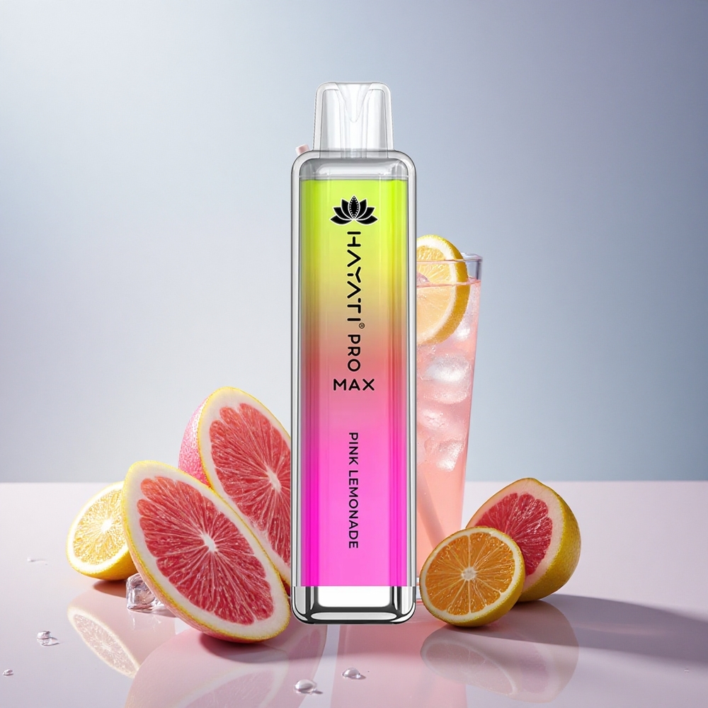 Hayati Pro Max 4000 Puffs Rozličnobarvna Limonada z 5% Nikotina in 1400mAh Baterijo