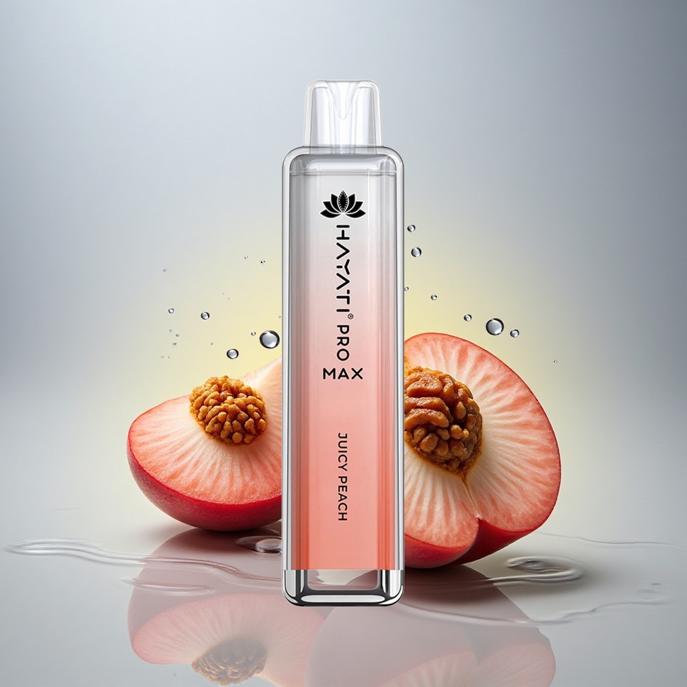 Hayati Pro Max 4000 Puffs Sočna Breskev 5% Nikotina 1400mAh