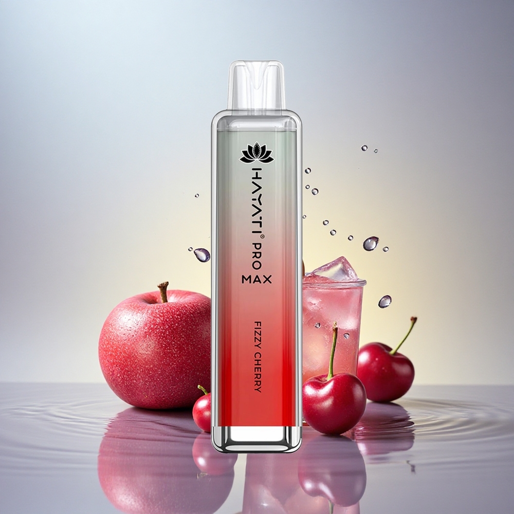 Hayati Pro Max 4000 Puffs Šampanjsko Češnjeva z 5% nikotina in 1400mAh baterijo