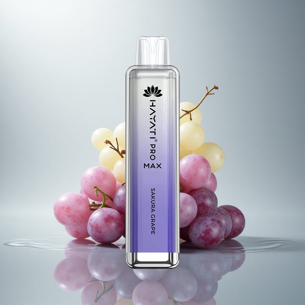 Hayati Pro Max 4000 Puffs Češnjevo Grozdje Dual Coil 1400mAh