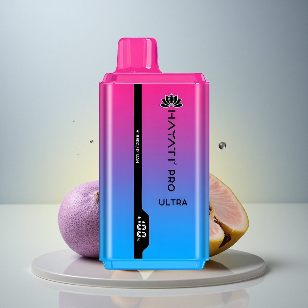 Hayati Pro Ultra 15000 Puffs H' Berg P' Moški z 850mAh in 2% nikotina