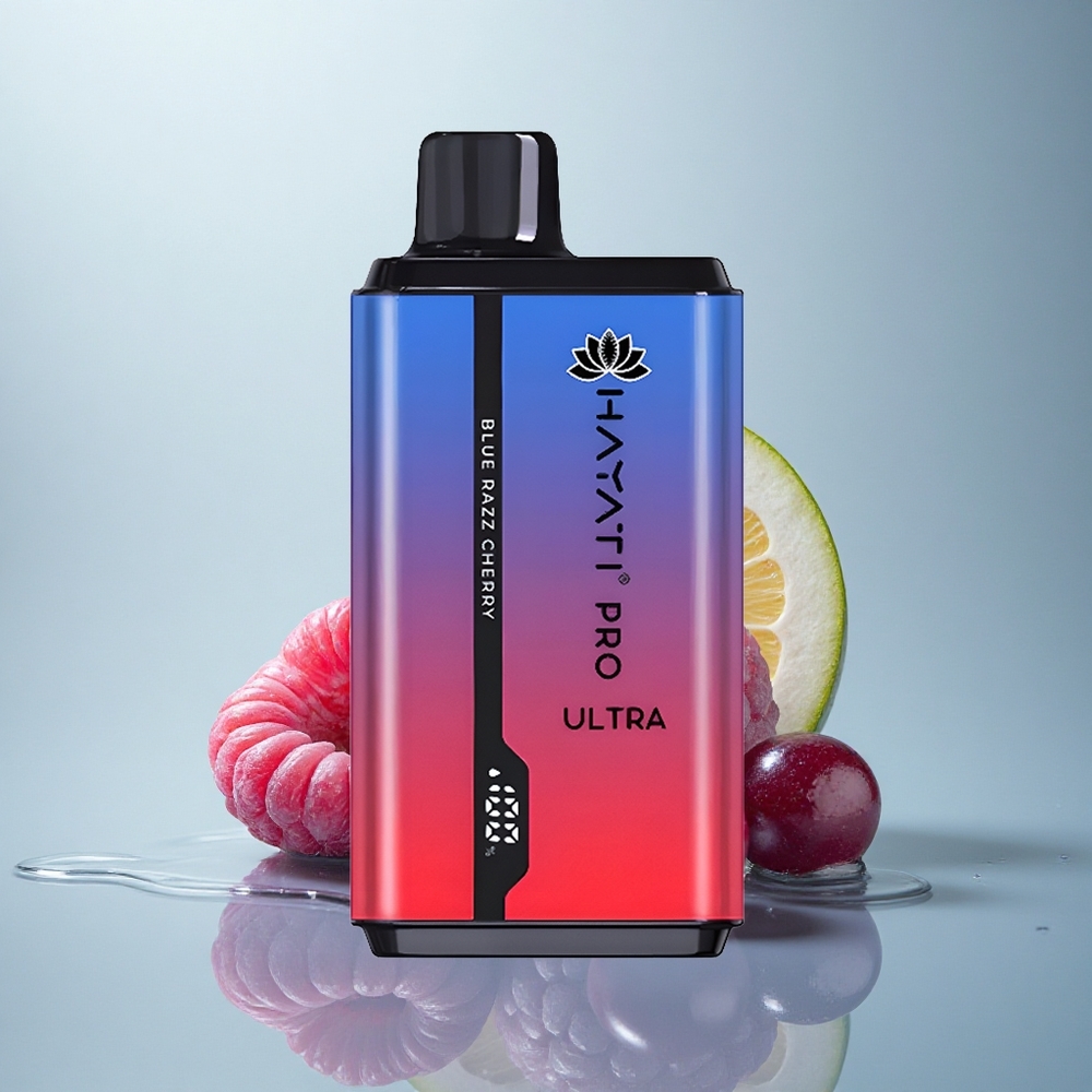 Hayati Pro Ultra 15000 Puffs Modra Malina Češnja z 850mAh