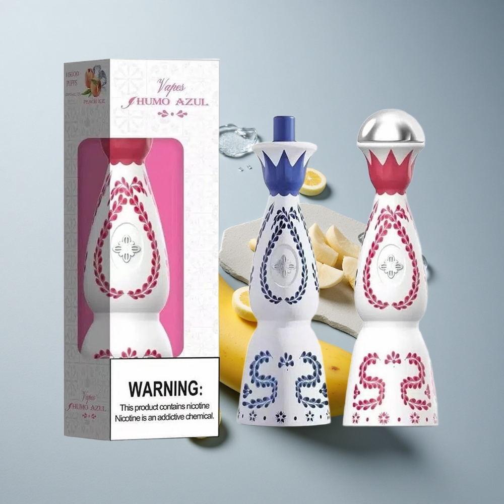 Humo Azul 15000 Puffs Banana 20mL 5% nikotina 500mAh