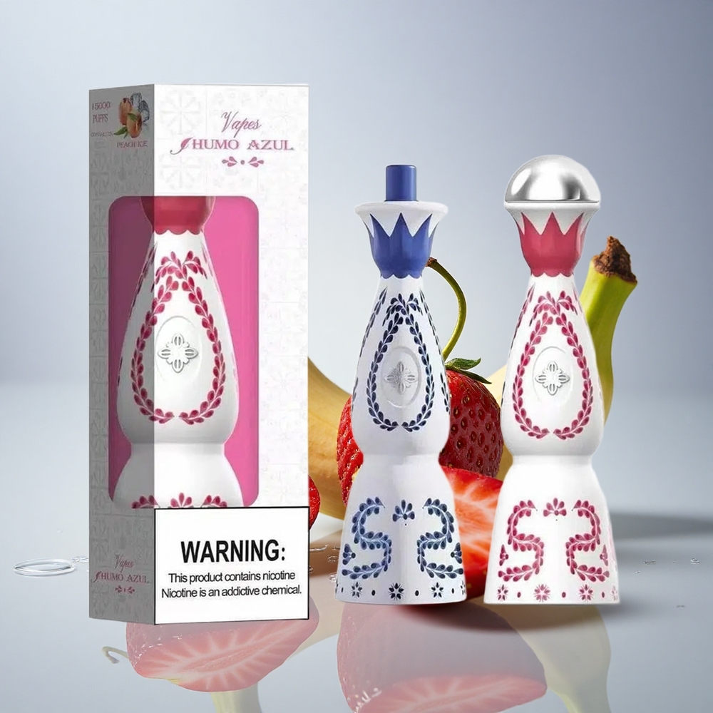 Humo Azul 15000 Puffs Jagoda Banana 20mL 5% Nikotin 500mAh