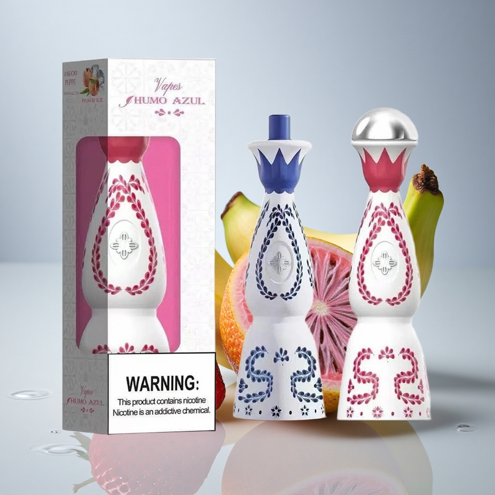 Humo Azul 15000 Puffs Jagoda Banana Zmajev Sadje 20mL 5% Nikotina 500mAh