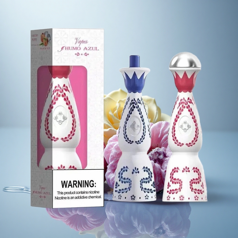 Humo Azul 15000 Puffs Modra Malina Medved 5% nikotina 500mAh