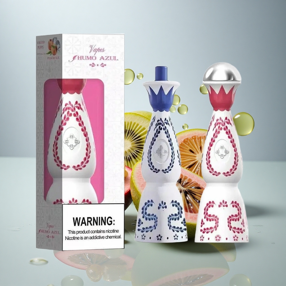 Humo Azul 15000 Puffs Slovenska Marelika Grenivka Guava z 5% nikotina in 500mAh