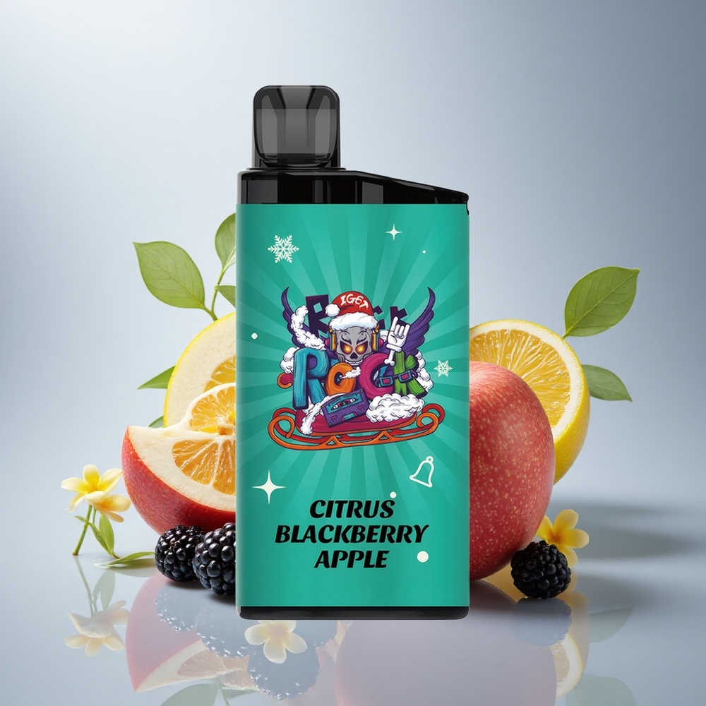 IGET Bar 3500 Puffs Citrusna Robidna Jabolčna 1400 mAh Mesh Coil