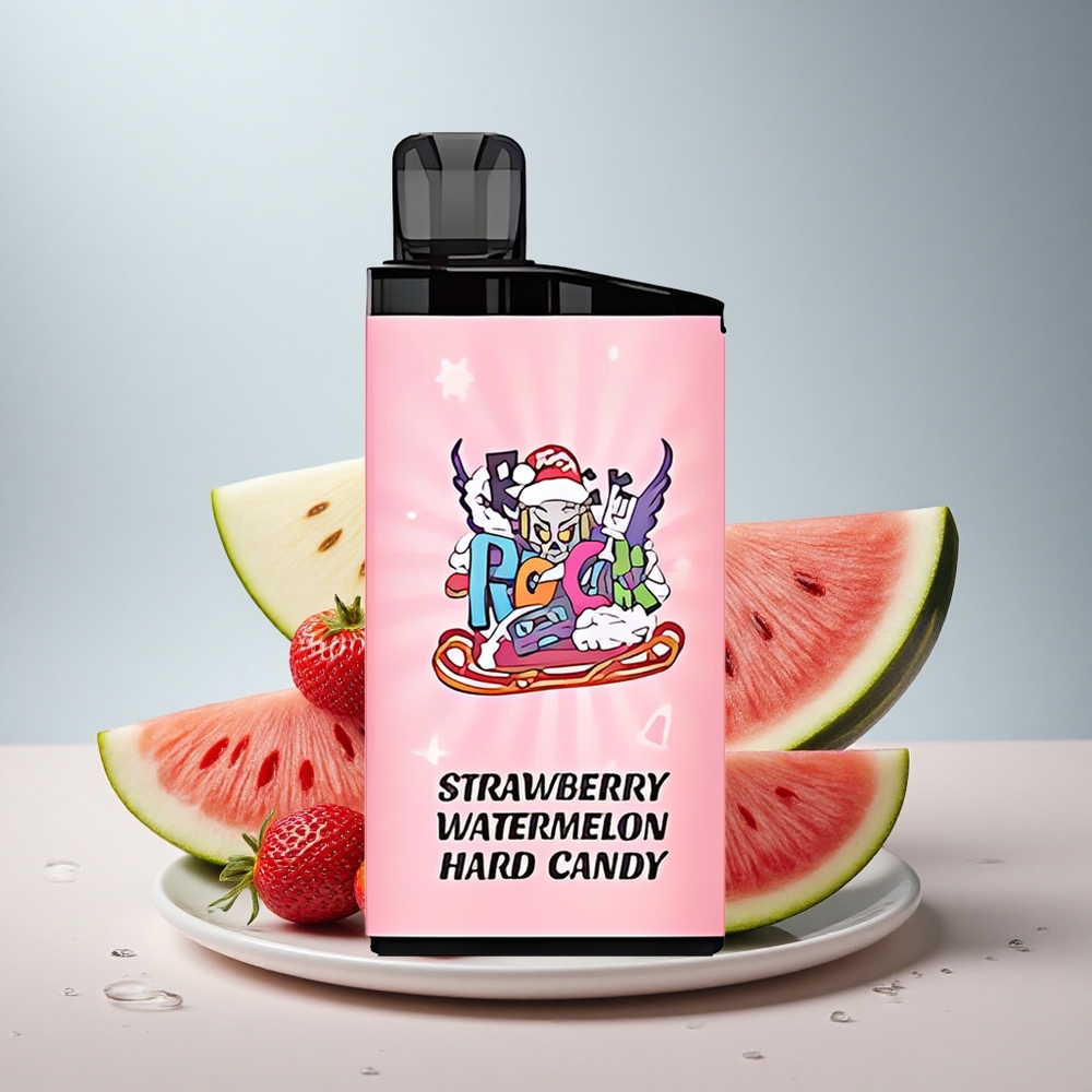 IGET Bar 3500 Puffs Jagoda Lubenica Trdi Bonbon z 1400 mAh in 1,2 Ohm Mesh Tuljavo