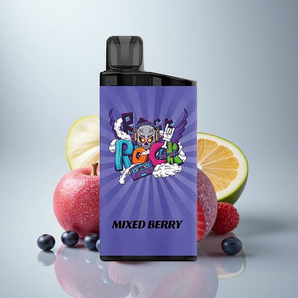 IGET Bar 3500 Puffs Mešane Jagode 1400 mAh Mesh Coil