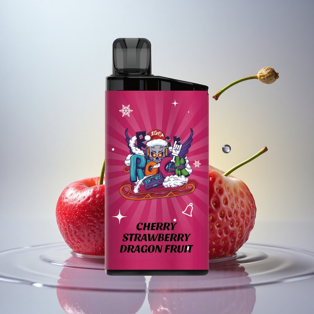 IGET Bar 3500 Puffs Češnja Jagoda Pitaja 1400 mAh Mesh