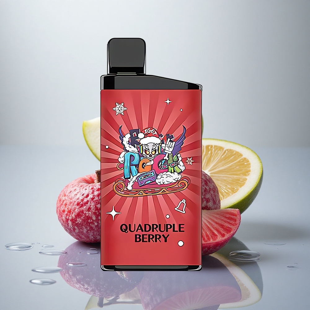 IGET Bar 3500 Puffs Četverje Jagoda 1400 mAh