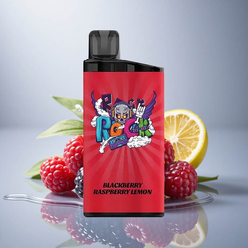 IGET Bar 3500 Puffs Črni Malina Limona Mesh Coil 1.2 Ohm