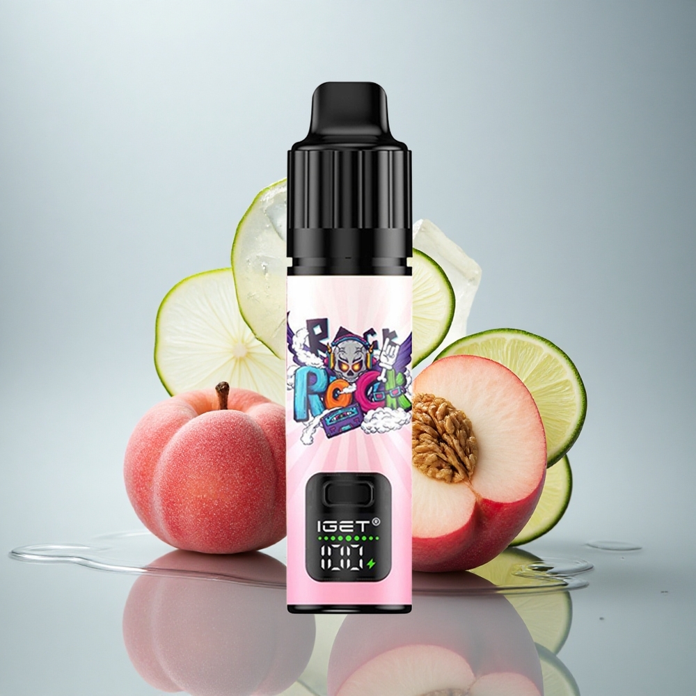 IGET BAR PLUS S3 POD 10000 Puffs Breskva Liči Limeta Led 5% nikotina 950 mAh