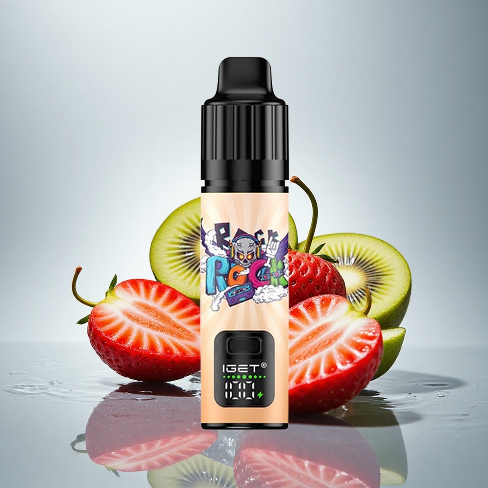 IGET BAR PLUS S3 POD 10000 Puffs Jagoda Kivi Led z 5% nikotina in 950 mAh