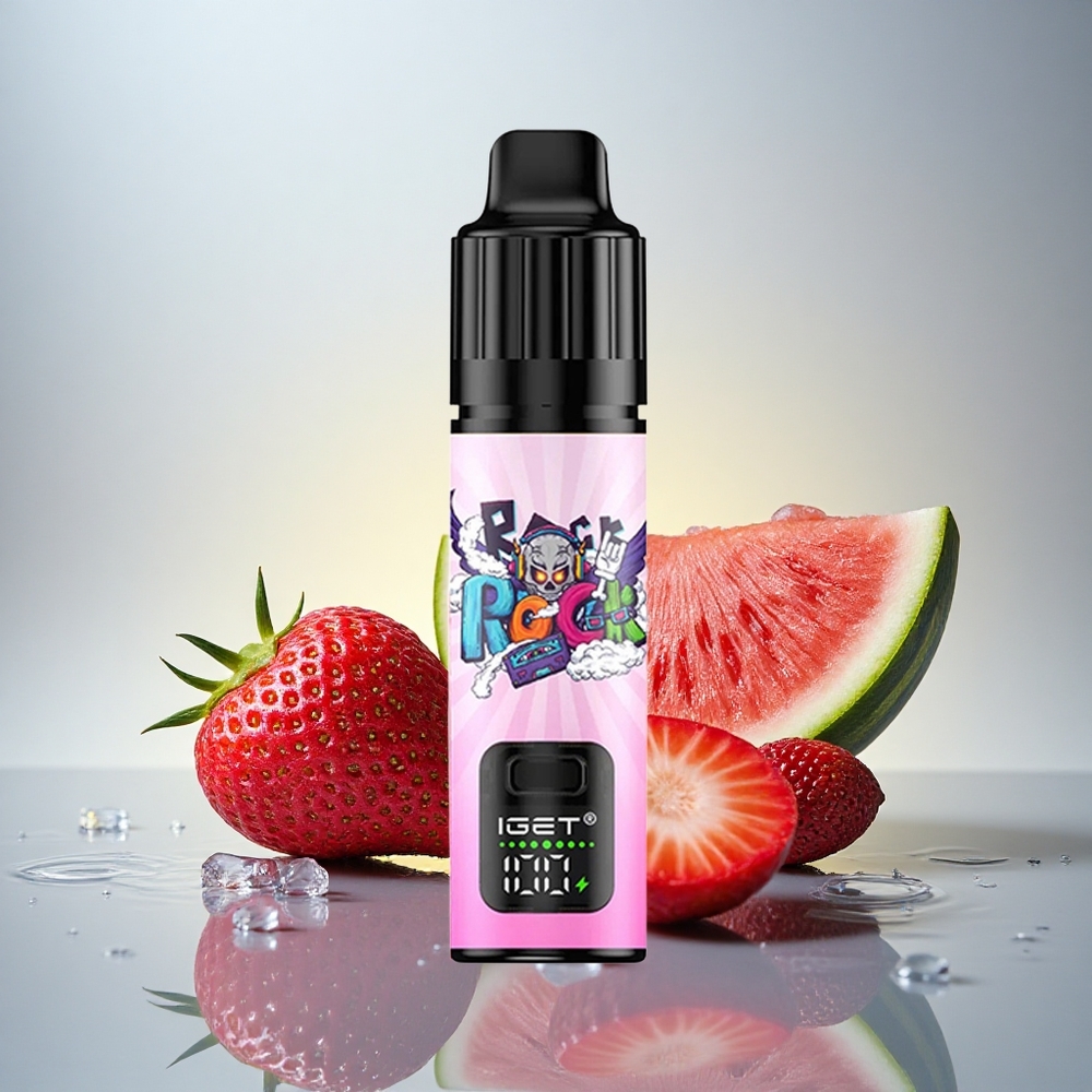 IGET BAR PLUS S3 POD 10000 Puffs Jagoda Lubenica Led z 5% nikotina in 950 mAh