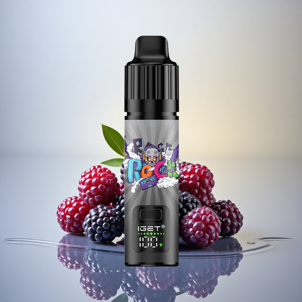IGET BAR PLUS S3 POD 10000 Puffs Črni robad Ice z 5% nikotina in 950 mAh baterijo