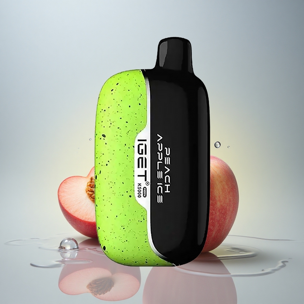 IGET Moon K5000 Puffs Breskeva Jabolko PC 49.5x25.3x99.4 mm