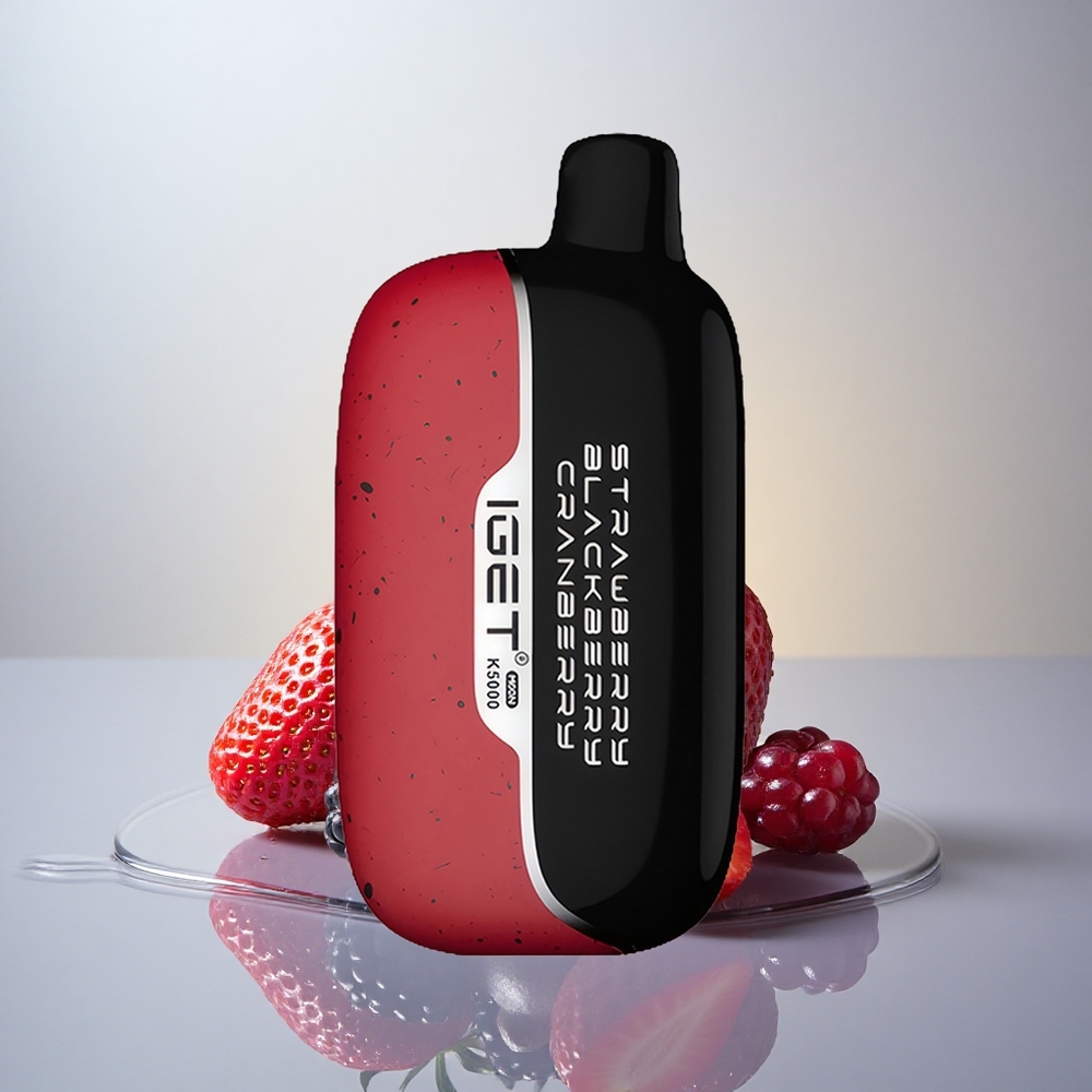 IGET Moon K5000 Puffs Jagoda Robida Brusnica PC 1.35 Ohm