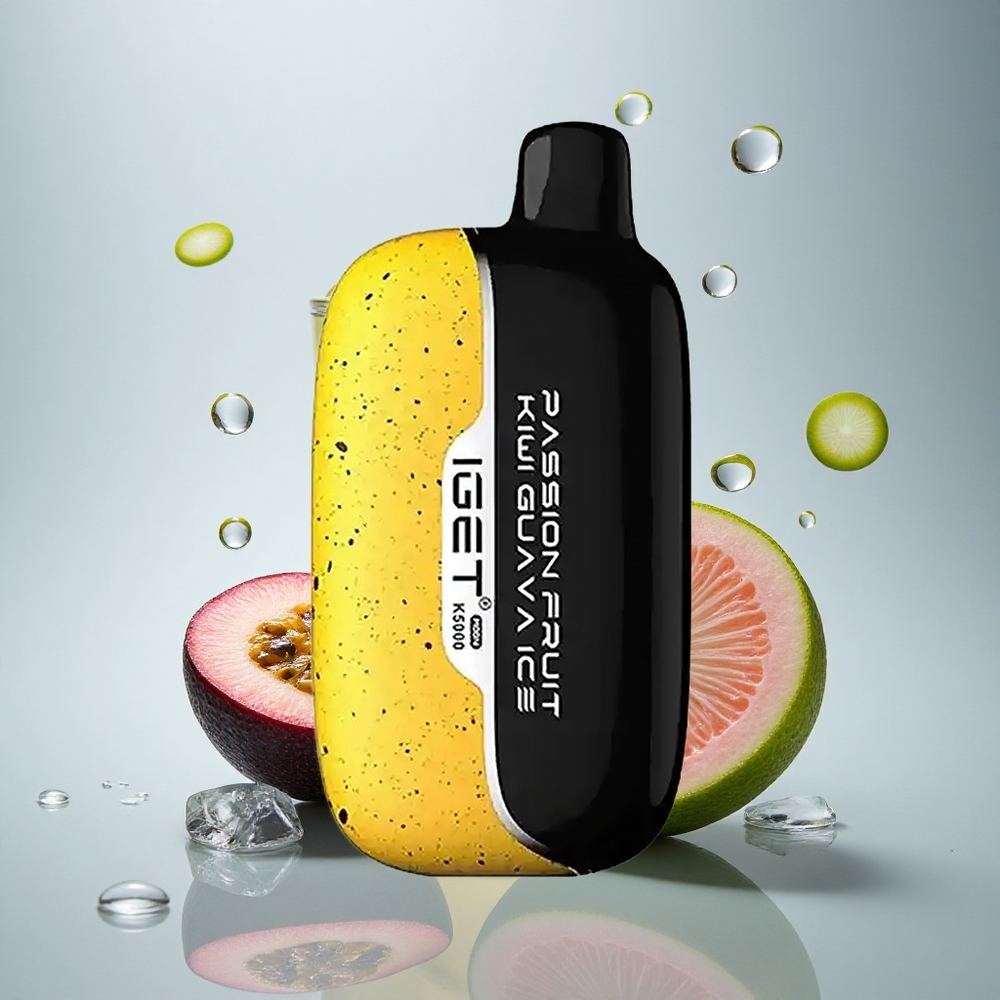 IGET Moon K5000 Puffs Marakuya Kivi Guava Led PC 49.5x25.3x99.4 mm