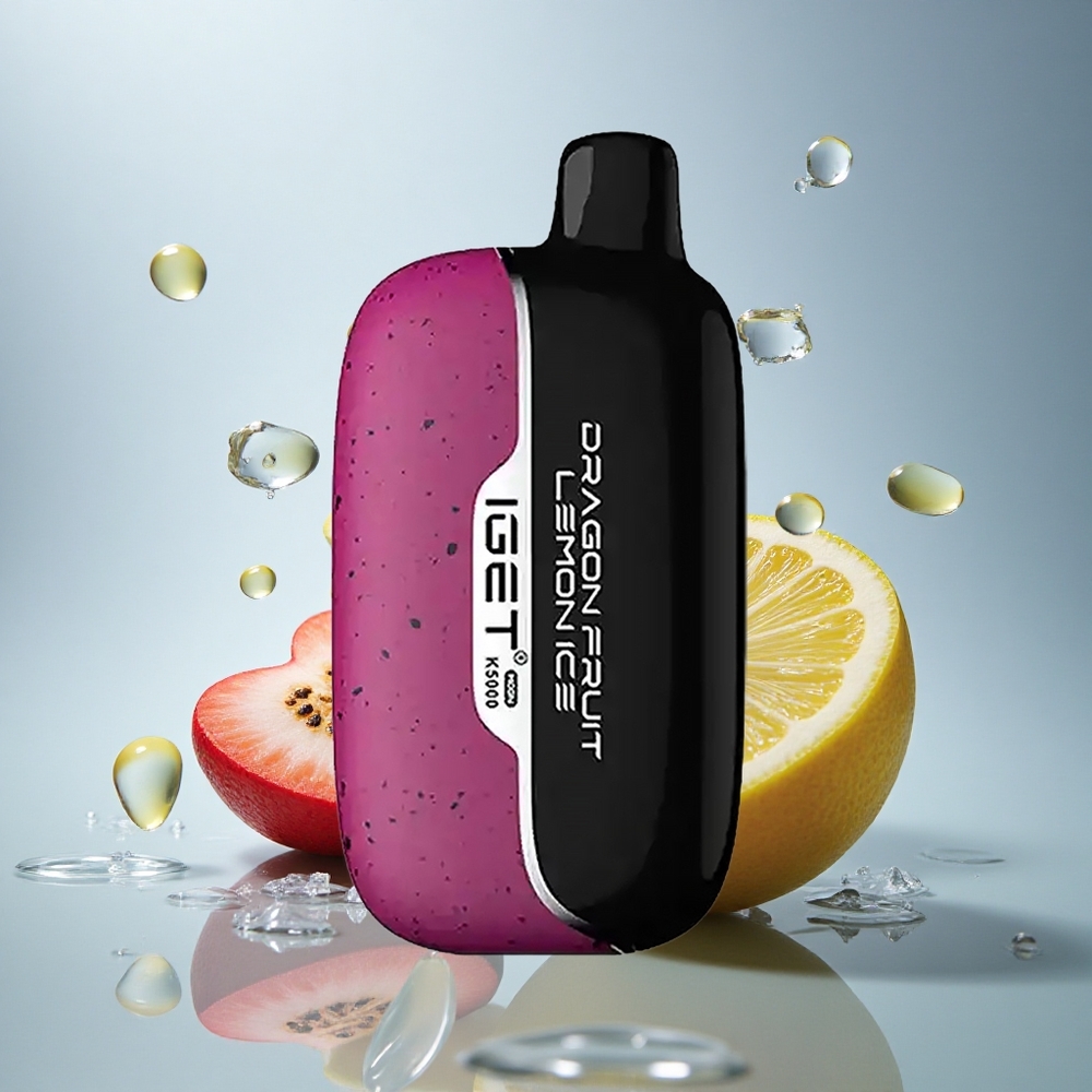 IGET Moon K5000 Puffs Pitahaja Limonadni Led 5000 Puffov PC 1.35 Ohm