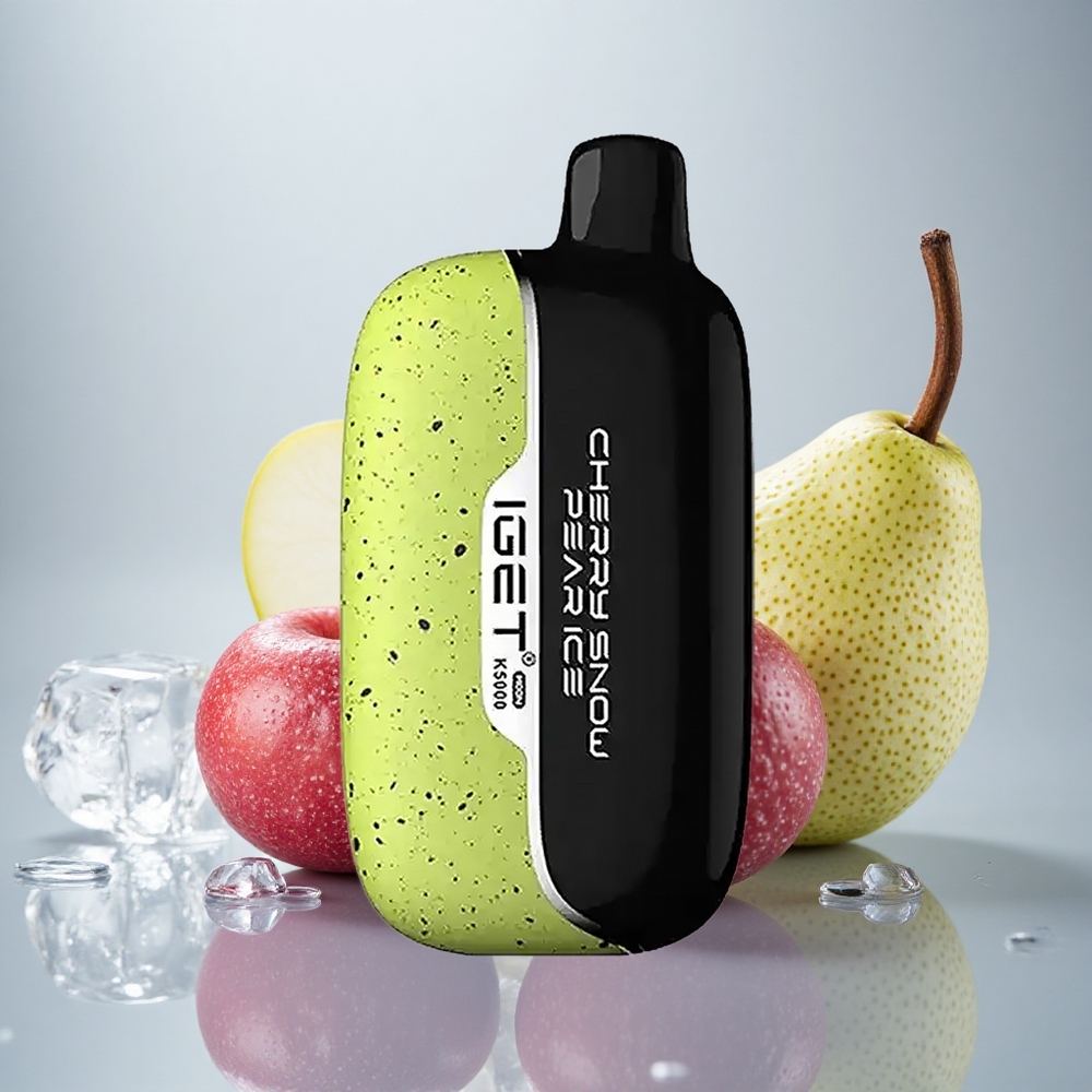 IGET Moon K5000 Puffs Češnjevo Snežno Hruško Led s 5000 Puffi, 81,5 g, PC Material