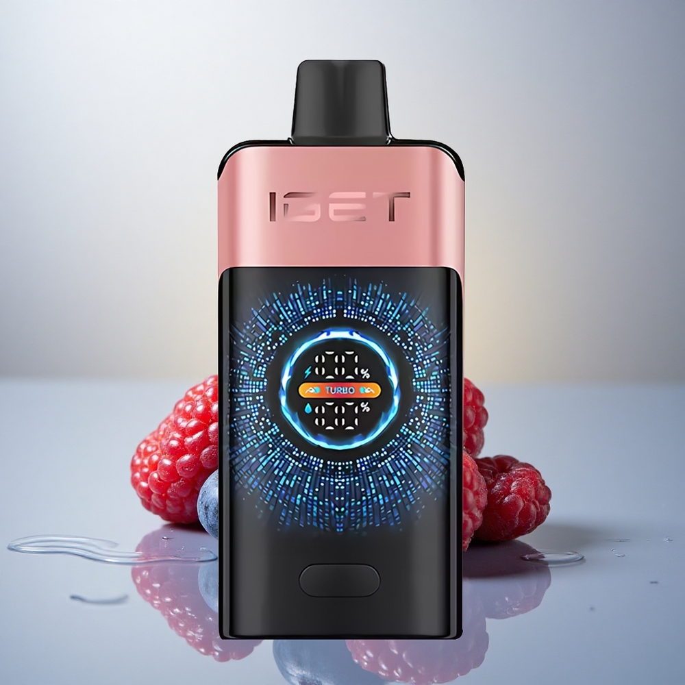IGET ONE 12000 Puffs Borova Malina Dual Mesh 2700 mAh