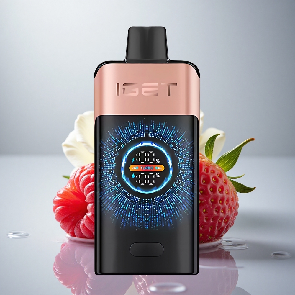 IGET ONE 12000 Puffs Jagoda Malina Dual Mesh 2700 mAh