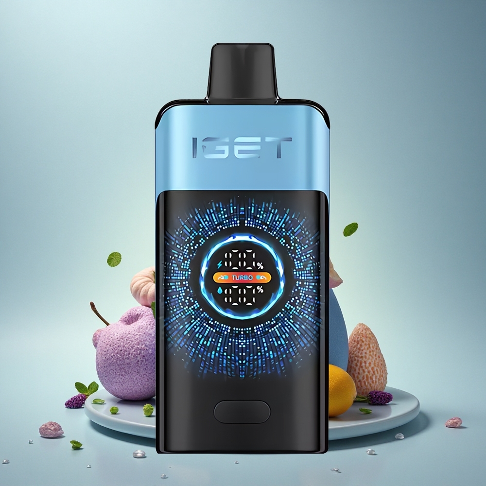 IGET ONE 12000 Puffs Modri Pošast 2700 mAh Dual Mesh