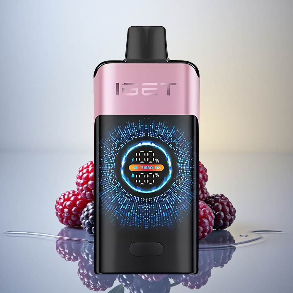 IGET ONE 12000 Puffs Črni Robid Turbo 2700 mAh