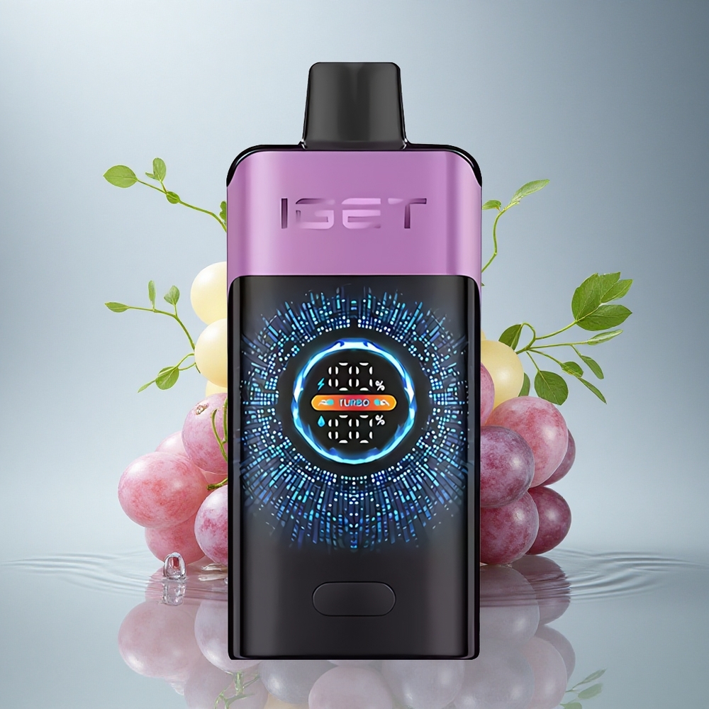 IGET ONE 12000 Puffs Črpalka Grozdje z 2700 mAh in Dual Mesh Coil